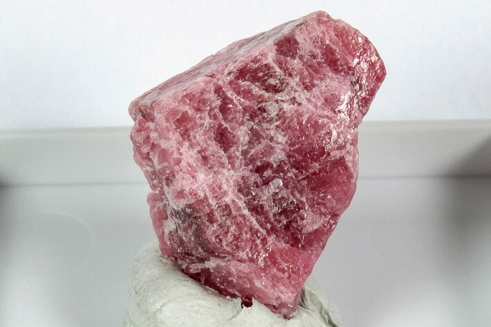 Striking Cherry-Red Rhodonite Specimen - Brazil #344958